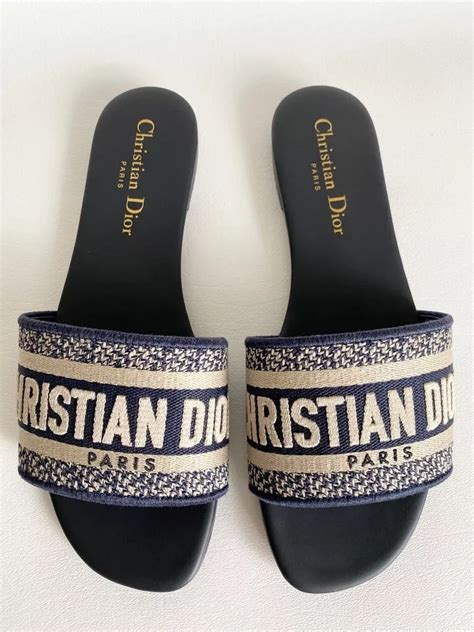 slippers dames dior|christian Dior sliders women.